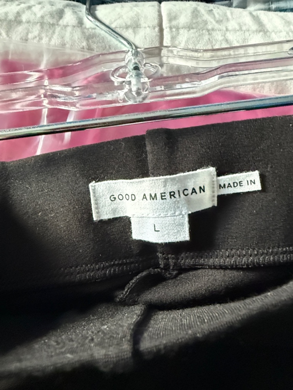 Good American Black Womens Dress Trousers - Picture 4 of 6